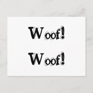Beschwerde über Hundebarken Postkarte