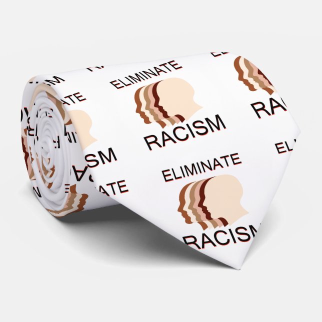 Beseitigen Sie Rassismus Krawatte (Gerollt)