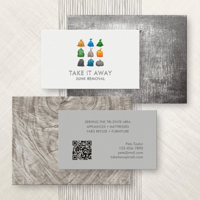 Beseitigung von Junk-Müll Visitenkarte (Von Creator hochgeladen)