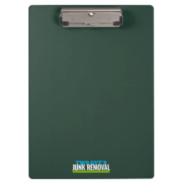 Beseitigung von Junk- und Abfalldeponien Klemmbrett