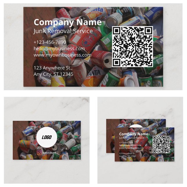 Beseitigung von Junk Visitenkarte (Junk Removal Business Card
)