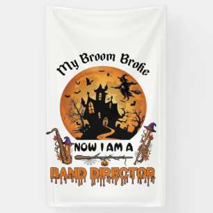 Besen brach Band-Direktor Halloween-Geisterhaus Banner