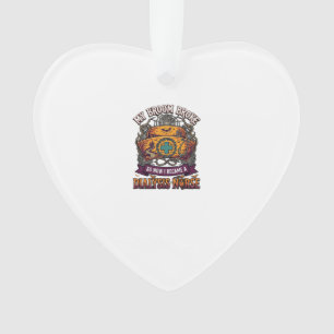 Besen Brach Dialyse Krankenschwester Halloween Kap Ornament