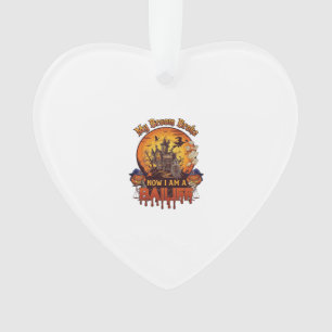 Besen brach Gerichtsvollzieher Halloween Geist Ger Ornament