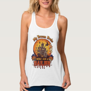Besen brach Gerichtsvollzieher Halloween Geist Ger Tank Top