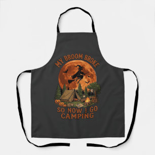 Besen brach Halloween Hexe Camping Zelt Lagerfeuer Schürze