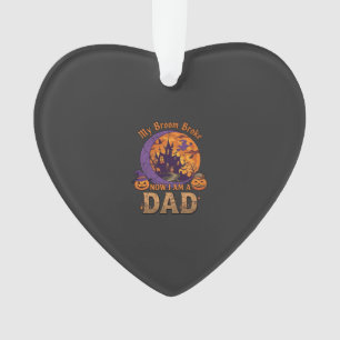 Besen Brach Papa Halloween Spukhaus Schnurrbart P Ornament