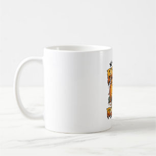 Besen kaputt, jetzt läuft Halloween Hexe Mond_1 Kaffeetasse