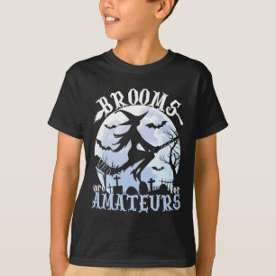 Besen sind für Amateure Hexe fährt auf Hockeyschlä T-Shirt