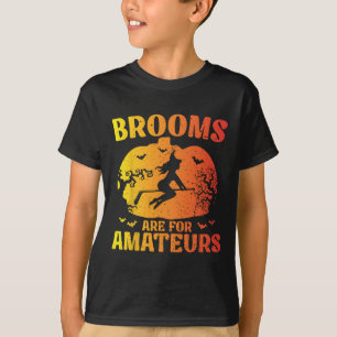 Besen sind für Amateure Hockey-Schläger-Shirt Kürb T-Shirt