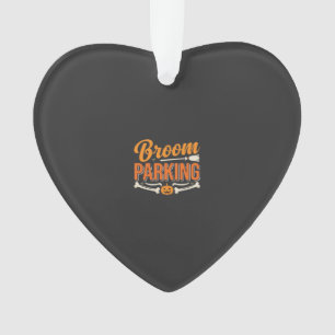 Besenparkplatz Halloween-Vektordesign_1 Ornament
