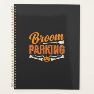 Besenparkplatz Halloween-Vektordesign_1 Planer