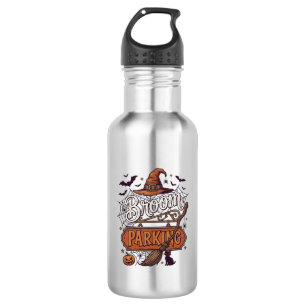 Besenschwarzer Halloween-Hexenhut-Besen Edelstahlflasche