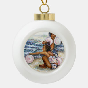 Besessen davon, das Unmögliche zu erobern Keramik Kugel-Ornament