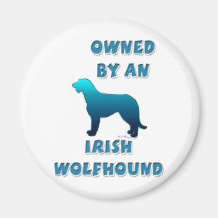 Besessen durch einen irischen Wolfhound Magnet