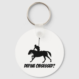 Besessen gewesen mit Pferdepolo Schlüsselanhänger