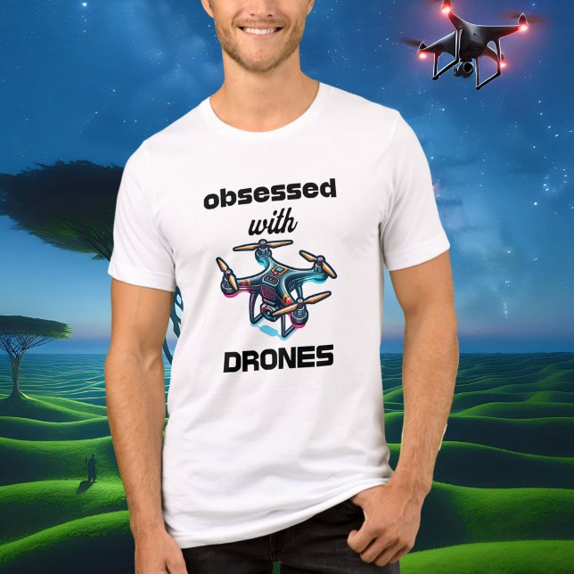 besessen von Drohnen Tri-Blend Shirt (Von Creator hochgeladen)
