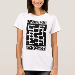 besessen von Kreuzworträtsel Weiß T-Shirt