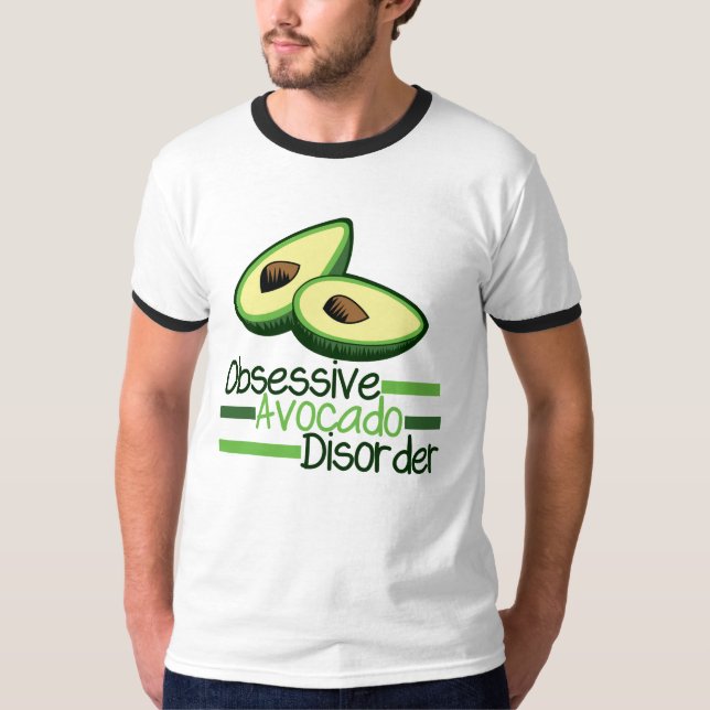 Besessene Avocado-Störung T-Shirt (Vorderseite)