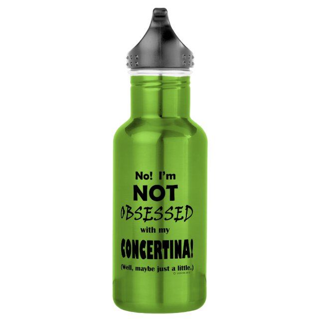 Besessene Concertina Edelstahlflasche (Rechts)