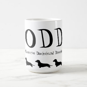 Besessene Dackel-Störung Kaffeetasse
