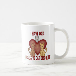 Besessene Katzen-Störung Kaffeetasse