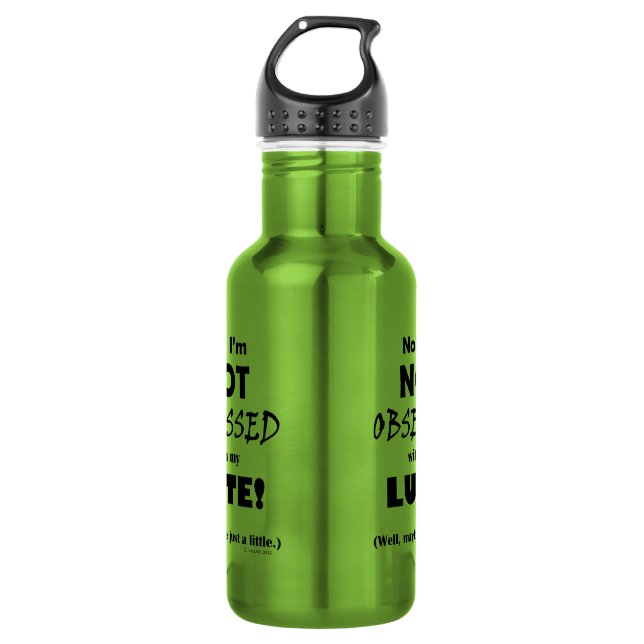 Besessene Lute Edelstahlflasche (Vorderseite)