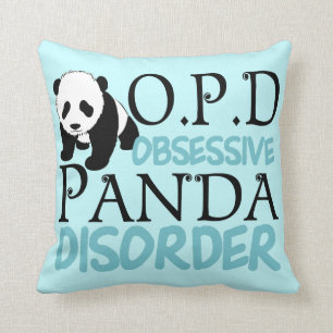 Besessene Panda-Störung Kissen