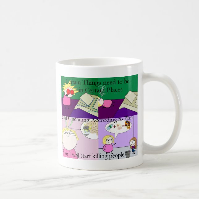 Besessener Zwang Kaffeetasse (Rechts)