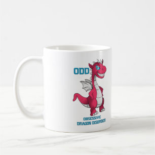 Besessenes Drache-Tassen-Rot Kaffeetasse