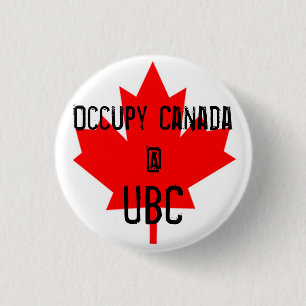 Besetzen Sie Kanada @ UBC-Universität des Button