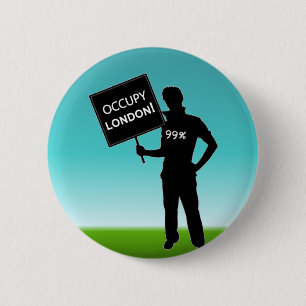 Besetzen Sie London-Zeichen Button
