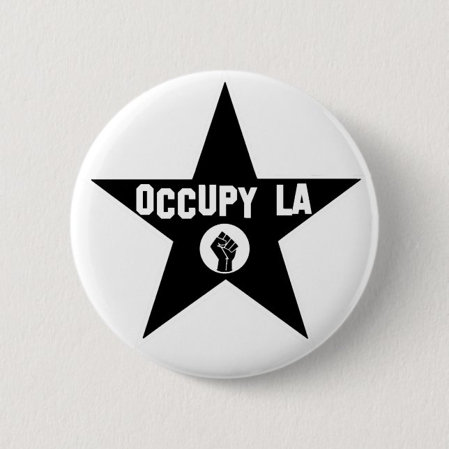 Besetzen Sie Los Angeles Button (Vorderseite)
