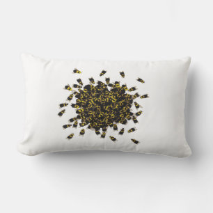 Besetzte Bienen ~ ÄNDERN FARBE Lumbar 13x21 Lendenkissen