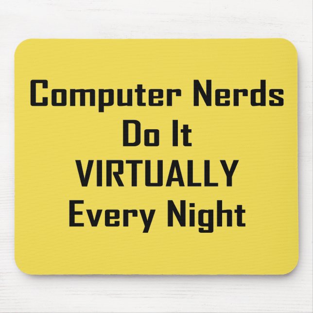 Besetzte Nerd Mousepad (Vorne)