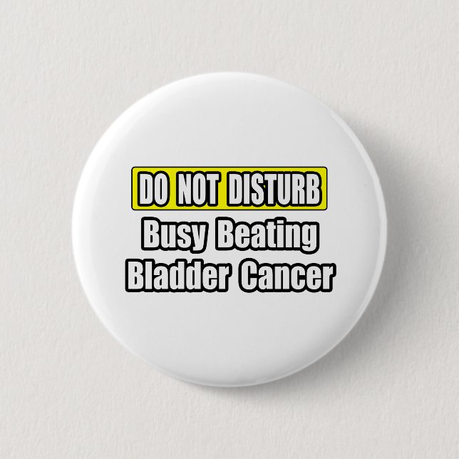 Besetzter Blasenkrebs Button (Vorderseite)