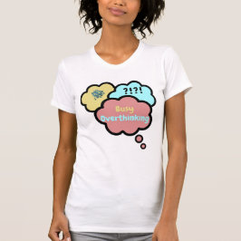 Besetzter überdenkender T - Shirt