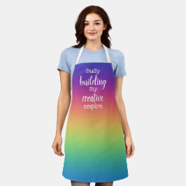 Besetztes Gebäude Meine Creative Empire Rainbow Sc Schürze