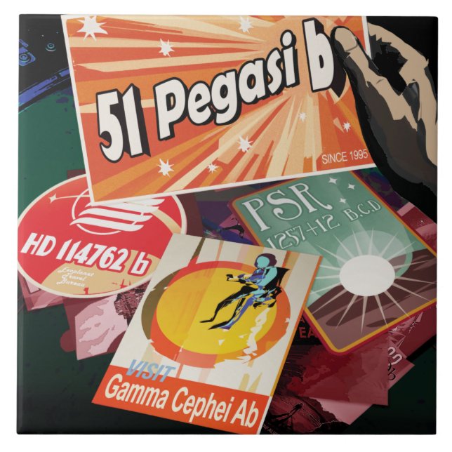 Besichtigen Sie das erste Exoplanet-System von auß Fliese (Vorderseite)