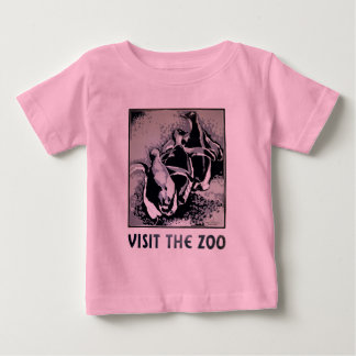 Besichtigen Sie den Zoo - WPA-Plakat - Baby T-shirt