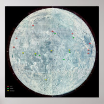 Besichtiger Apollo und Luna Moon-Missionen