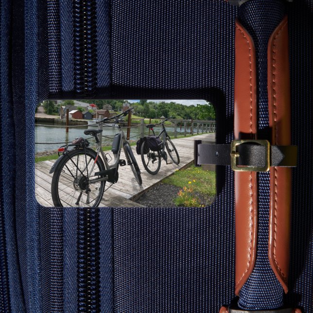 Besichtigung auf Fahrrädern Gepäckstück Gepäckanhänger (Vorderseite Insitu 4)