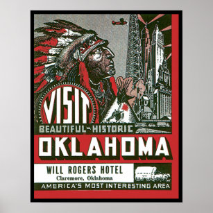 Besichtigung Beautiful Historic Oklahoma Poster
