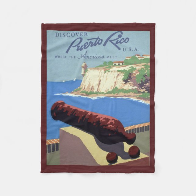 Besichtigung der Festung El Morro, Puerto Rico, Al Fleecedecke (Vorderseite)