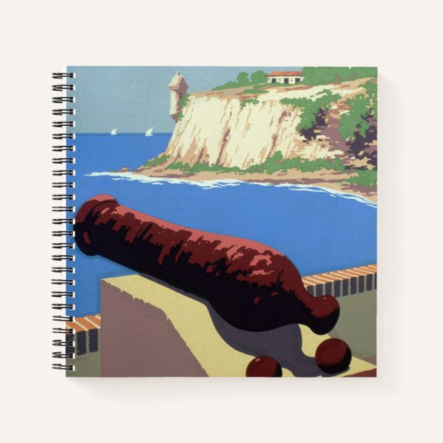 Besichtigung der Festung El Morro, Puerto Rico, Al Notizbuch (Vorderseite)