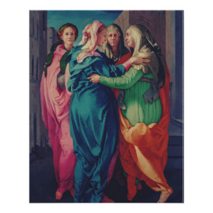 Besichtigung der Jungfrau von Pontormo Poster