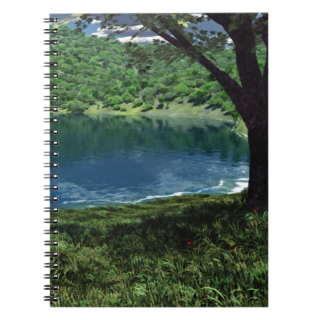 Beside Deep Waters Notebook Notizblock (Vorderseite)