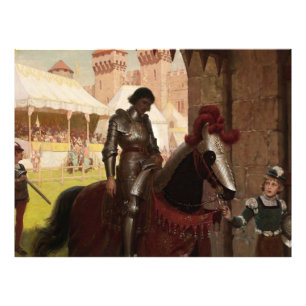 „Besiegt“ von Edmund Blair Leighton Fotodruck