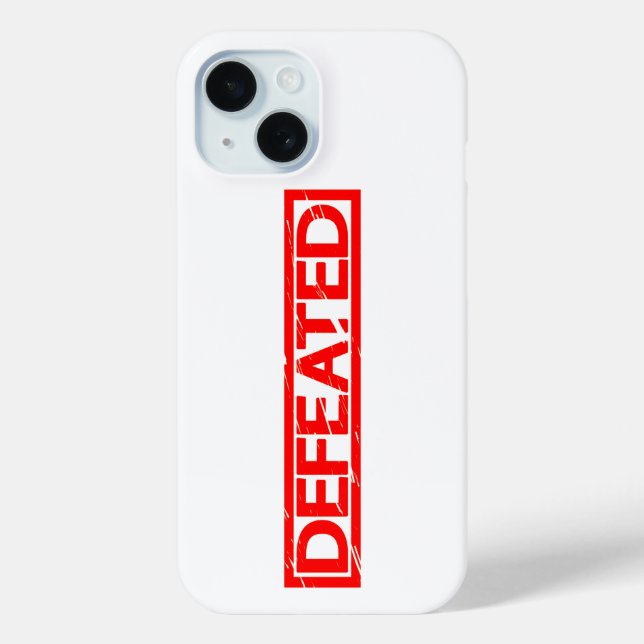 Besiegte Briefmarke Case-Mate iPhone Hülle (Rückseite)