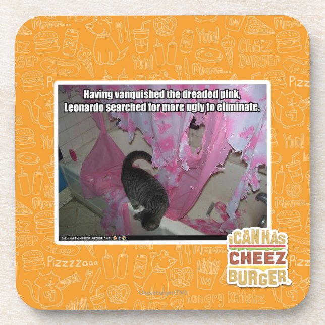 Besiegte das gefürchtete Rosa Untersetzer (Vorderseite)